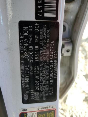 2015 KIA RIO LX - KNADM4A37F6447756