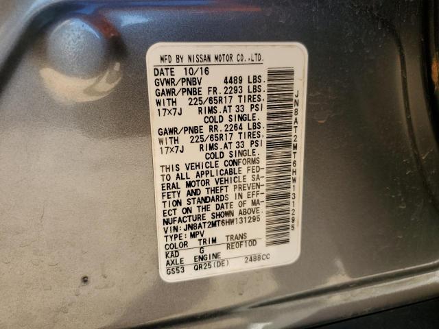 2017 NISSAN ROGUE S/SL JN8AT2MT6HW131295