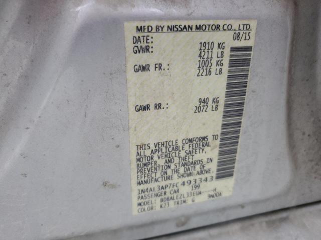 2015 NISSAN ALTIMA 2.5 - 1N4AL3AP7FC493343