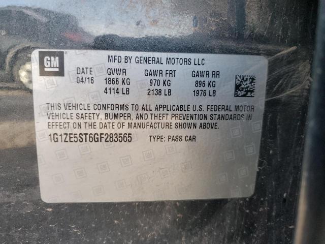 2016 CHEVROLET MALIBU LT - 1G1ZE5ST6GF283565