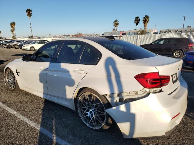 BMW M3 2018 white  gas WBS8M9C56J5K98375 photo #3