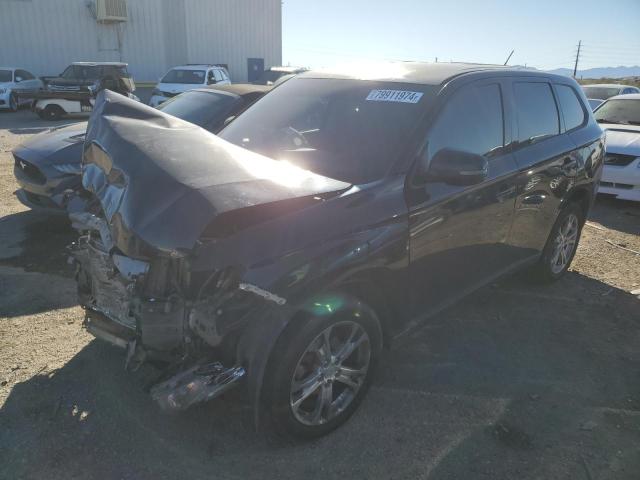 MITSUBISHI OUTLANDER 2014 black  gas JA4AZ3A39EZ015582 photo #1