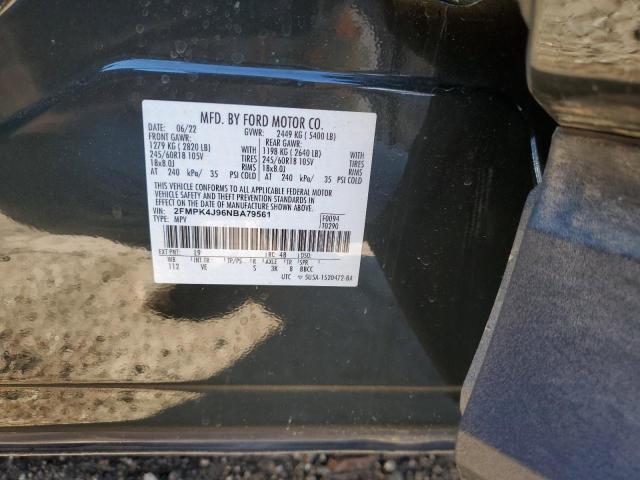2022 FORD EDGE SEL - 2FMPK4J96NBA79561