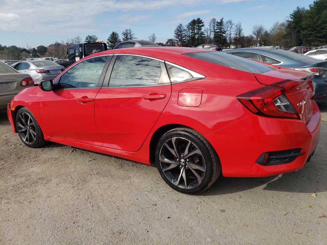 Lot #2994168266 2019 HONDA CIVIC SPOR