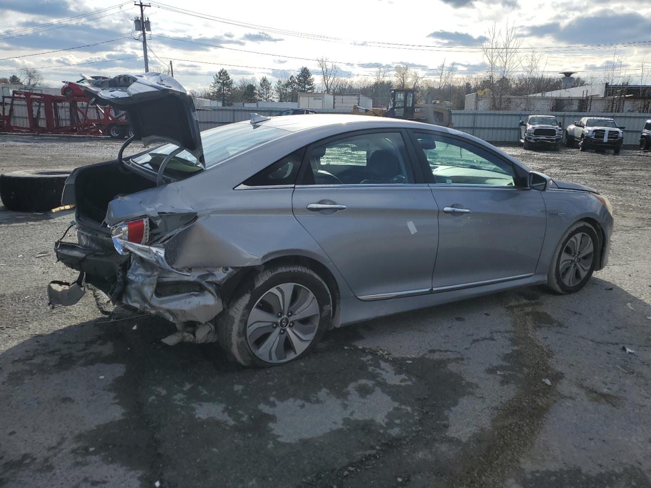 Lot #3033307815 2015 HYUNDAI SONATA HYB