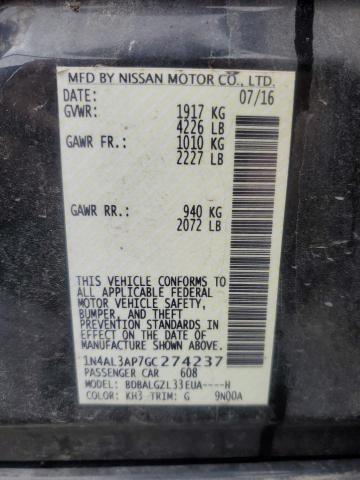 VIN 1N4AL3AP7GC274237 2016 NISSAN ALTIMA no.12