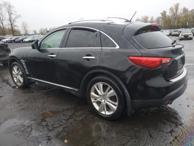 INFINITI QX70 2014 black  gas JN8CS1MW3EM412767 photo #3