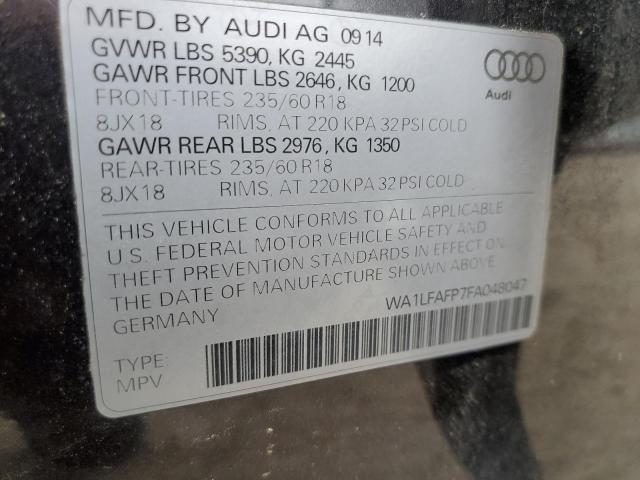 VIN WA1LFAFP7FA048047 2015 AUDI Q5 no.13