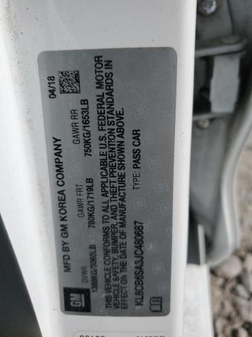 2018 CHEVROLET SPARK LS - KL8CB6SA3JC480687