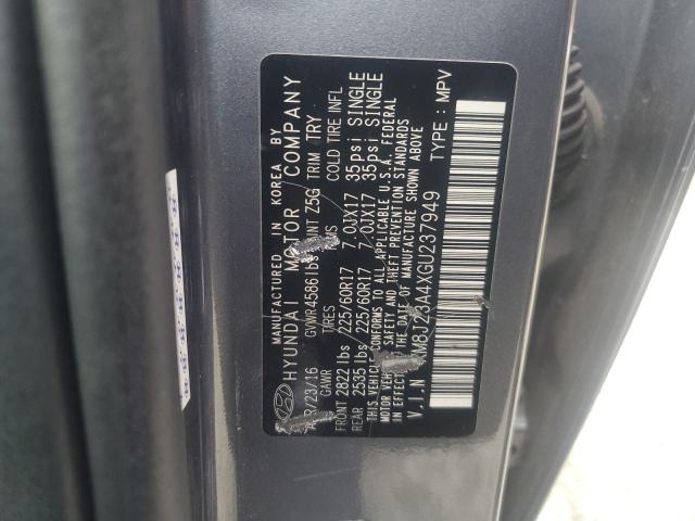 2016 HYUNDAI TUCSON SE - KM8J23A4XGU237949