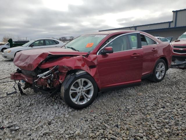 FORD TAURUS SEL 2018 red  gas 1FAHP2E81JG100017 photo #1