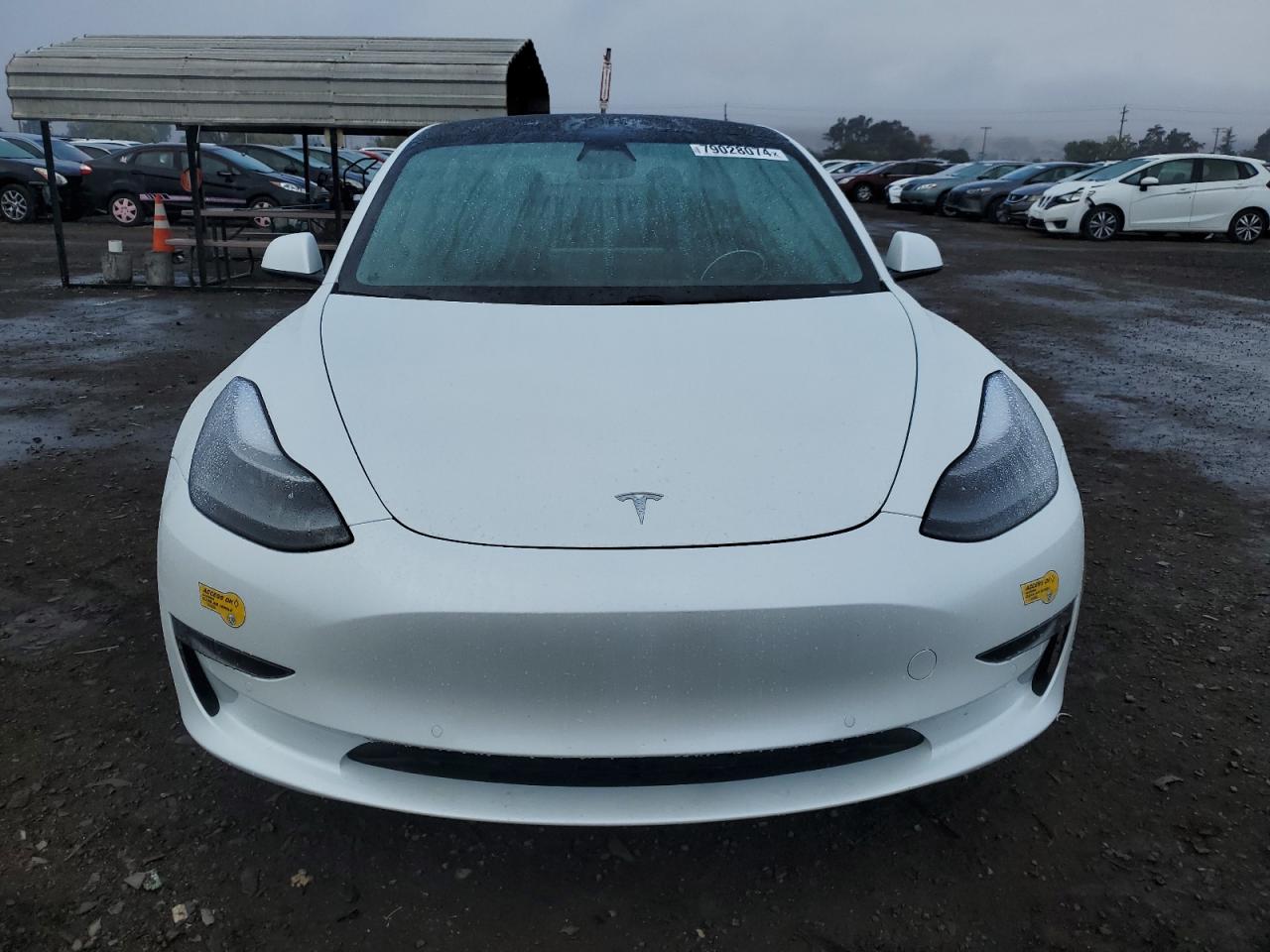 Lot #2986276241 2021 TESLA MODEL 3