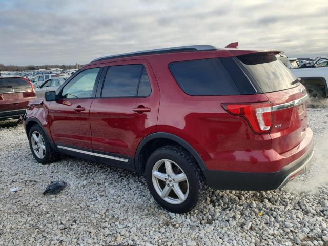 FORD EXPLORER X 2017 burgundy  gas 1FM5K8D81HGA10369 photo #3