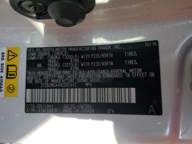 2017 LEXUS RX 350 BAS - 2T2BZMCA4HC065442