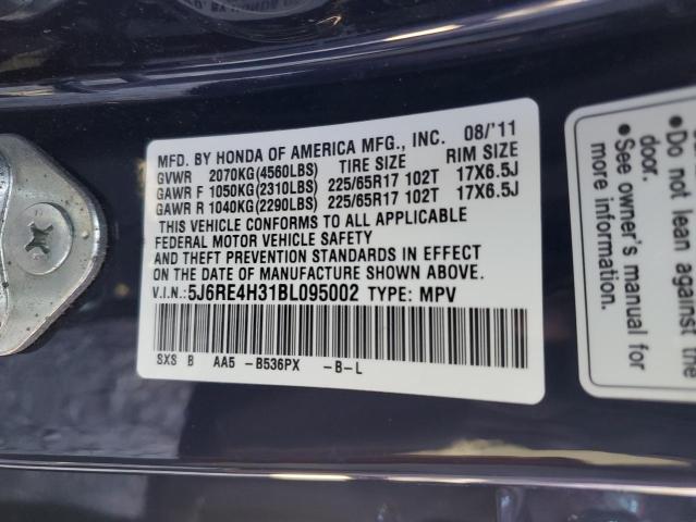 5J6RE4H31BL095002 2011 HONDA CRV