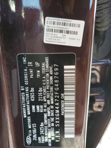 2015 KIA OPTIMA LX - 5XXGM4A72FG487697