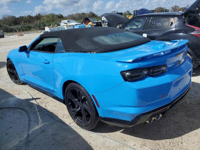 CHEVROLET CAMARO LT1 2022 blue  gas 1G1FF3D79N0128710 photo #3