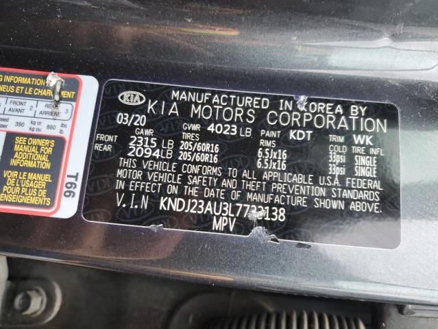 2020 KIA SOUL LX - KNDJ23AU3L7733138
