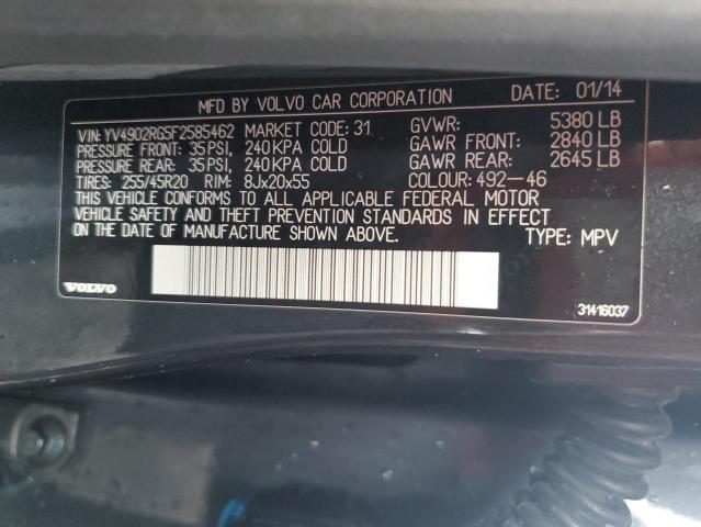 2015 VOLVO XC60 T6 R- YV4902RG5F2585462