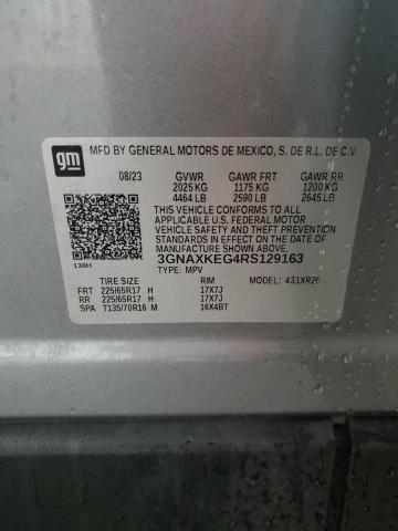 2024 CHEVROLET EQUINOX LT - 3GNAXKEG4RS129163