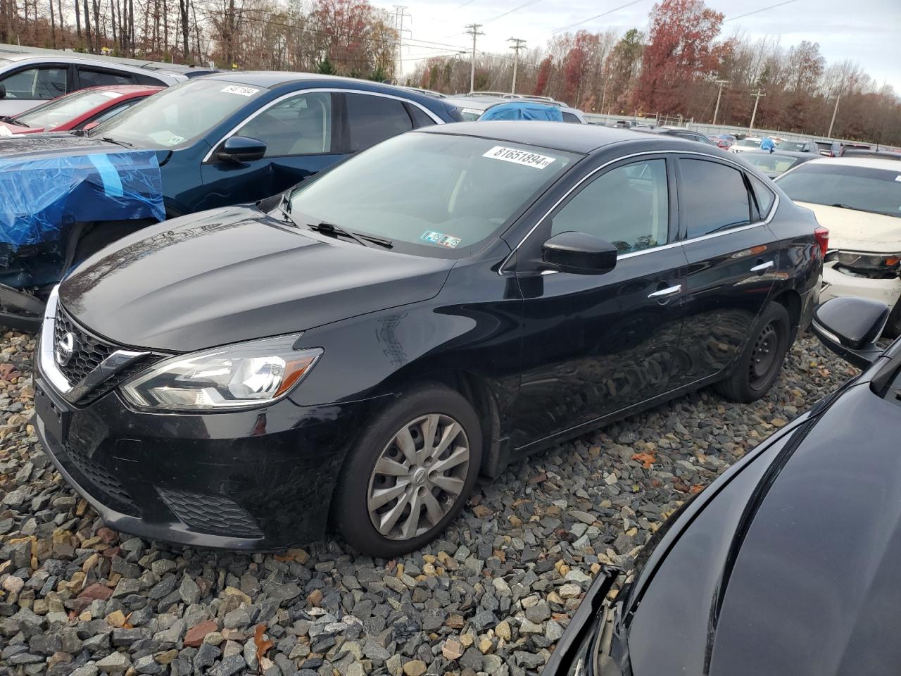 Lot #3008745108 2017 NISSAN SENTRA S