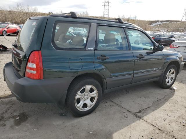 SUBARU FORESTER 2 2004 green  gas JF1SG63664H708256 photo #4