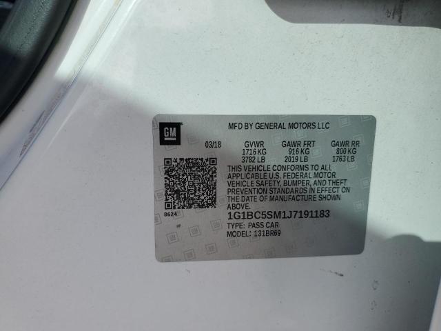 2018 CHEVROLET CRUZE LS - 1G1BC5SM1J7191183