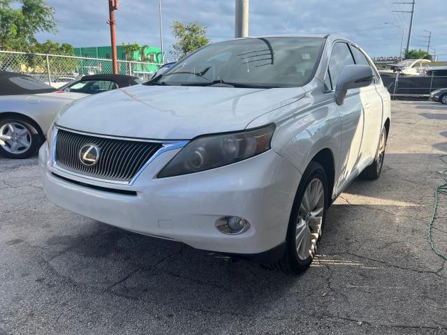 LEXUS RX 450H 2010 white 4dr spor hybrid engine JTJZB1BA2A2000596 photo #3