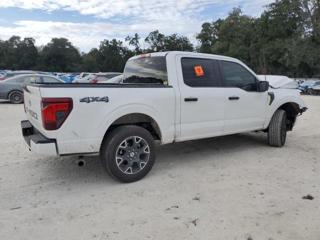 FORD F150 STX 2024 white  gas 1FTFW2L51RKD56499 photo #4