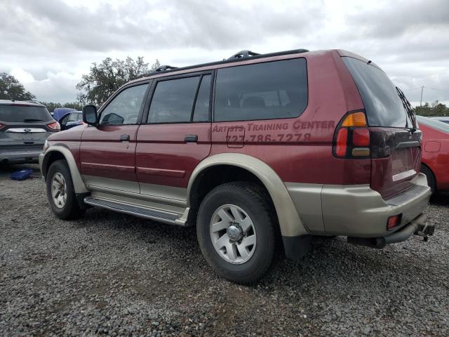 MITSUBISHI MONTERO SP 2000 burgundy  gas JA4LS31H1YP036709 photo #3