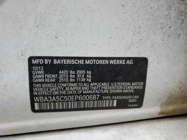 VIN WBA3A5C50EP600687 2014 BMW 3 SERIES no.12