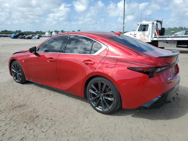 LEXUS IS 350 F S 2021 red  gas JTHGZ1B22M5044694 photo #3