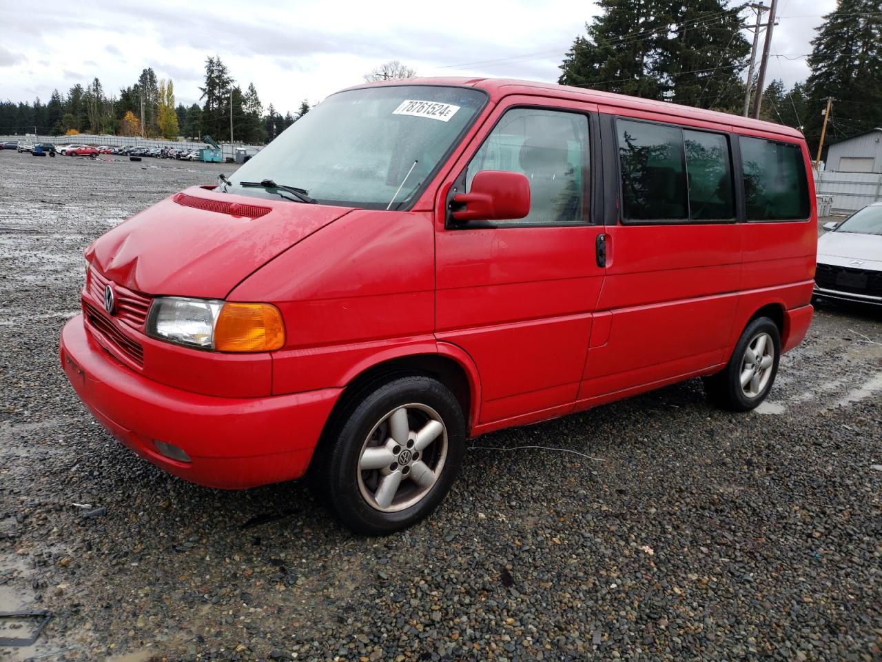 Lot #2993924314 2001 VOLKSWAGEN EUROVAN GL