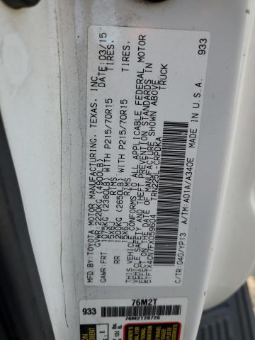 2015 TOYOTA TACOMA ACC - 5TFTX4CN7FX059604