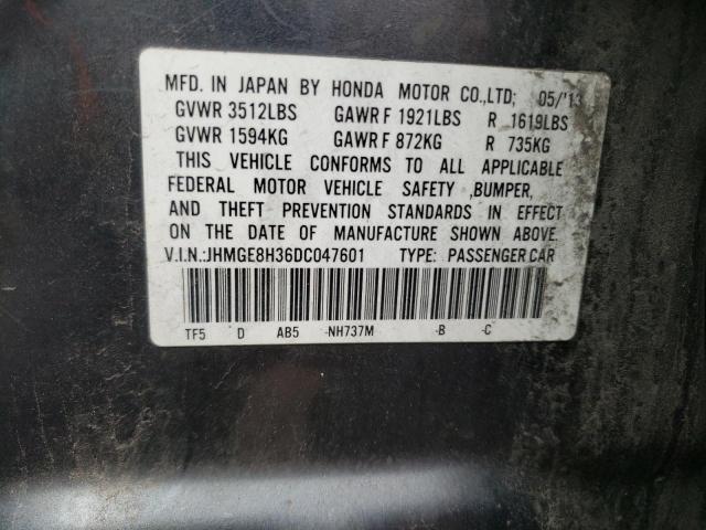 2013 HONDA FIT - JHMGE8H36DC047601