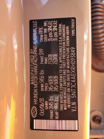 2024 HYUNDAI SANTA CRUZ - 5NTJC4AEXRH093849