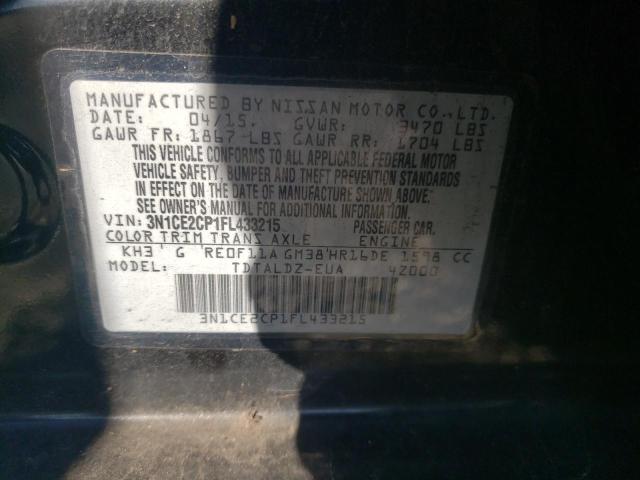 2015 NISSAN VERSA NOTE - 3N1CE2CP1FL433215