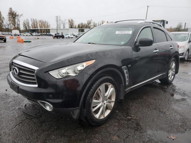 INFINITI QX70 2014 black  gas JN8CS1MW3EM412767 photo #1