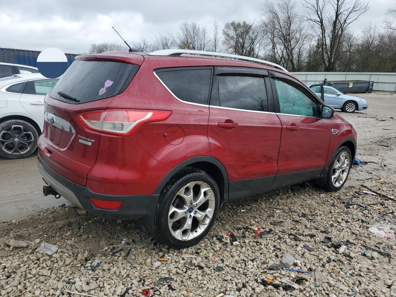 Lot #3025218608 2014 FORD ESCAPE TIT