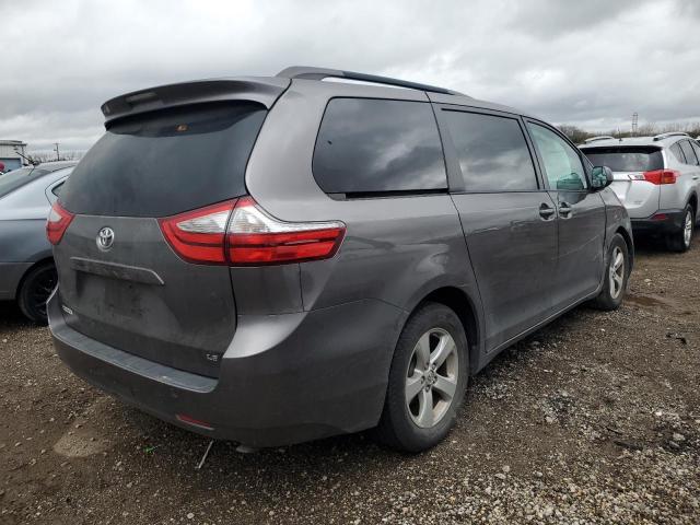 TOYOTA SIENNA LE 2016 charcoal  gas 5TDKK3DC7GS705216 photo #4