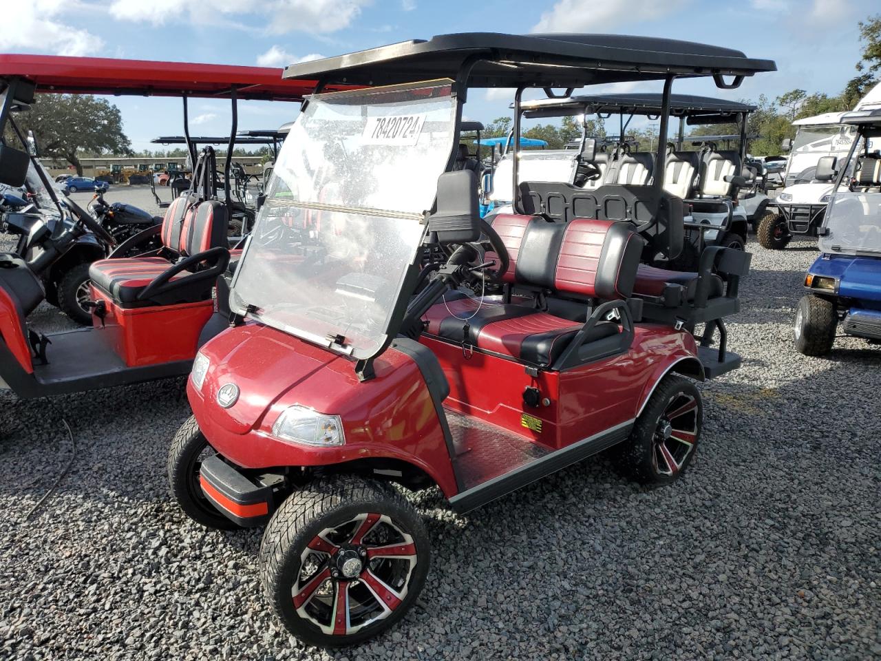 Lot #3030218142 2022 HDKP GOLF CART