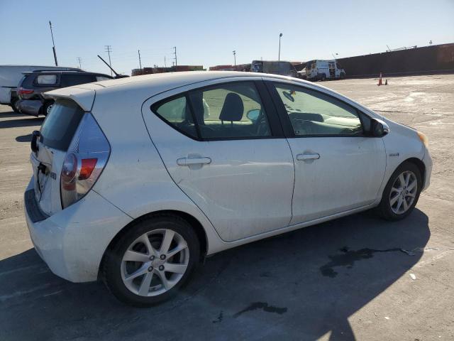 TOYOTA PRIUS C 2013 white  hybrid engine JTDKDTB30D1037541 photo #4