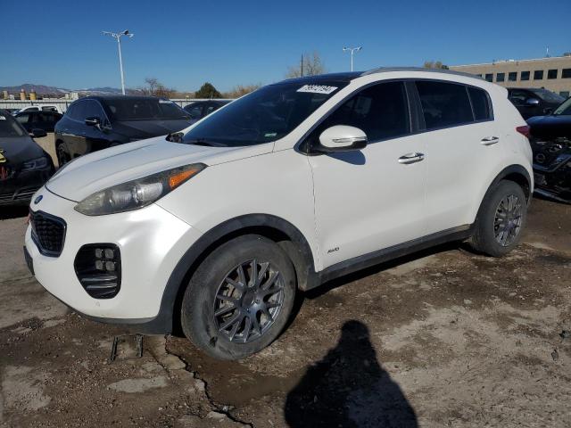 KIA SPORTAGE S 2017 white  gas KNDPRCA64H7150639 photo #1