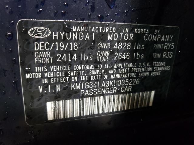 2019 GENESIS G70 ELITE - KMTG34LA3KU035226