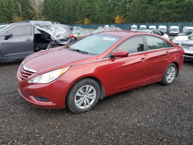 HYUNDAI SONATA GLS 2011 red sedan 4d gas 5NPEB4ACXBH239884 photo #1