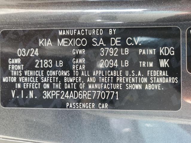 2024 KIA FORTE LX - 3KPF24AD6RE770771