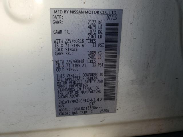 2015 NISSAN ROGUE S - 5N1AT2MV2FC904142