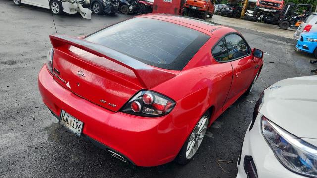 HYUNDAI TIBURON GT 2008 red coupe gas KMHHN66F58U272806 photo #4