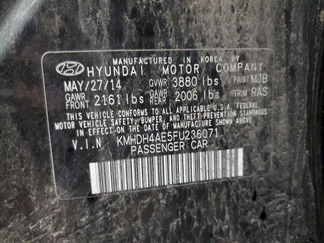 2015 HYUNDAI ELANTRA SE - KMHDH4AE5FU236071