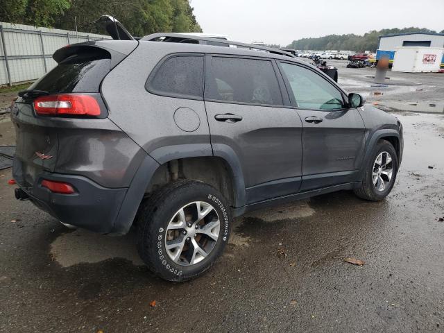 JEEP CHEROKEE T 2018 gray  flexible fuel 1C4PJMBX1JD600419 photo #4